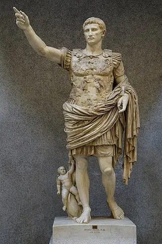 Augustus of Prima Porta by Roman imperial portrait