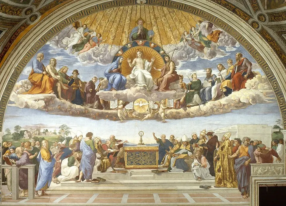 The Disputation of the Holy Sacrament by Raphael