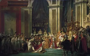 The Coronation of Napoleon by Jacques-Louis David