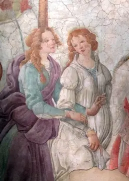 Venus and the Three Graces Presenting Gifts to a Young Woman by Sandro Botticelli