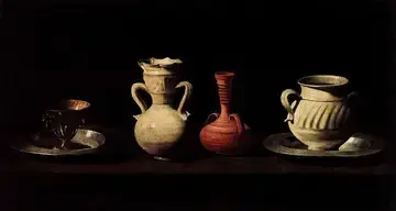 Still Life with Vessels by Francisco de Zurbarán